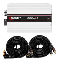 Modulo Amplificador Taramps DS1200x4 + 2 Cabos RCA