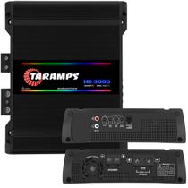 Módulo Amplificador Taramps HD 3000 RGB 3000W Rms 2 Ohms 1 Canal Preto