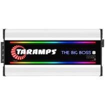 Módulo Amplificador Taramps The Big Boss 8 Bass 8000 Watts Branco - Multi-Impedância 0,5 a 2 Ohms