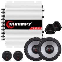 Modulo Amplificador Taramps Ts400x4 400w + Kit Duas Vias