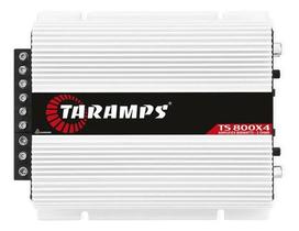 Módulo Amplificador Taramps Ts800x4 De 800w Para Som Automotivo Branco