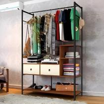 Módulo Arara Iron Vintage Preto Canela Off White