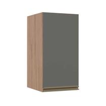 Módulo Armário Aéreo 68x35 1 Porta 100% MDF Cozinha Modulada Gold Robel Hanover/Cinza