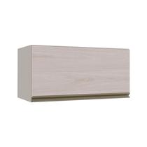 Módulo Armário Aéreo 70cm Porta Basculante 100% MDF Cozinha Modulada Gold Robel Fendi/Aspen