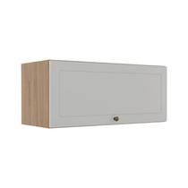 Módulo Armário Aéreo 80cm 1 Porta Basculante 100% MDF Cozinha Modulada Provence Robel Hanover/Fendi