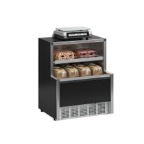 Módulo Balança e Vitrine Neutra Aberta Aurora MPBA075 Preto Gelopar Módulo Balança e Vitrine Neutra Aberta Aurora MPBA075 Preto Gelopar