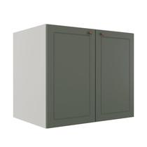 Módulo Balcao 80cm 2 Portas 100% MDF Cozinha Modulada Provence Robel Fendi/Salvia