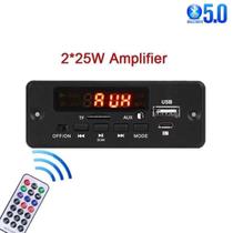 Modulo Bluetooth 5.0 Amplificada 50w Micro Usb Botao On Off