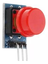 Módulo Botão Push Button 12Mm Com Capa 3 Pinos Para Arduino