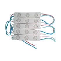 Módulo c/ 3 Leds Alto Brilho 12v Ip65 5050 60x15x6.8 Kit 5 Peças