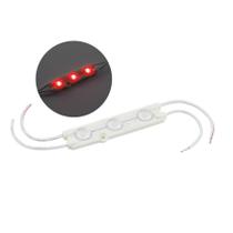 Módulo C/3 Leds Alto Brilho 12V Ip65 5050 60X15X6.8 Vermelho