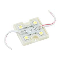 Módulo c/4 Leds Alto Brilho 12v Ip65 5050 36x36x4 - Verde