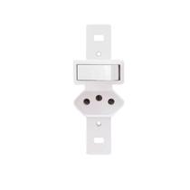 Módulo C/ Interruptor e Tomada Embutir Condulete Br Ilumi Módulo C/ Interruptor e Tomada Embutir Condulete Br Ilumi