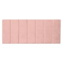 Modulo Cabeceira Estofada Tiras 20X60Cm Queen King Rosa