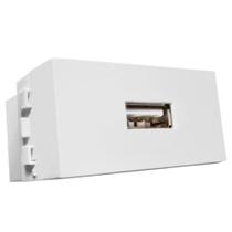 Módulo Canoa/Jangada/Jeri/Mares Tomada USB Branco Romazi Módulo Canoa/Jangada/Jeri/Mares Tomada USB Branco Romazi