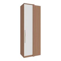 Modulo Canto Reto 841mm Setiba Plus Rimo Carvalho/Branco