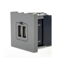 Modulo Carregador 2 X USB-C 3A Pial Plus+ Legrand Cinza 615096CZ