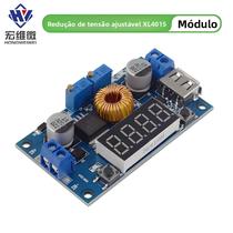 Módulo Carregador Ajustável De Alta Potência XL4015 5A 75W Conversor DC-DC Buck Driver De LED