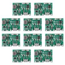 Módulo carregador de bateria TP4056 3,7 V 4,2 V 9 V 5 V 2A 18650 x10