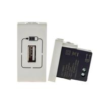 Modulo Carregador Usb Branco Pial Plus + Modulo Carregador Usb Branco Pial Plus +