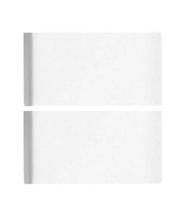 Modulo cego branco com 2 peças pezzi linha 50000 Modulo cego branco com 2 peças pezzi linha 50000