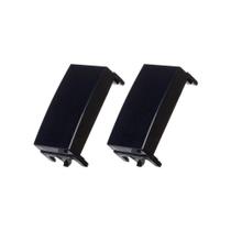 Módulo Cego Margirius Sleek 2 Unidades Preto Ebony