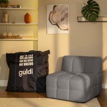 Módulo Central Sofá Guldi Popup Linho Cinza Módulo Central Sofá Guldi Popup Linho Cinza