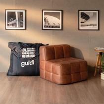 Módulo Central Sofá Guldi Popup material sintético Caramelo Módulo Central Sofá Guldi Popup material sintético Caramelo