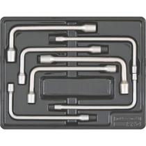 Módulo Chaves Biela 7 Peças - Polegadas Tramontina Pro Orgnizador Ferramentas Gavetas Armários Tramontina