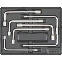 Módulo Chaves Biela 7 Peças - Polegadas Tramontina PRO Orgnizador Ferramentas Gavetas Armários