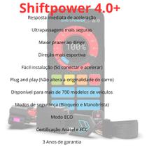 Modulo Chip Gas Pedal Shiftpower 5.0+bluetooth+lampada Pingo