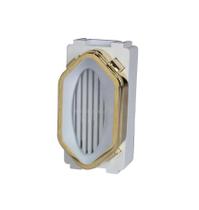 Modulo Cigarra Bivolt (Som ) - Dicompel Novara Branco Gold Modulo Cigarra Bivolt (Som ) - Dicompel Novara Branco Gold