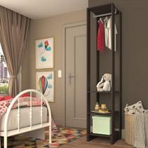 Módulo Closet 1 Cabideiro 3 Prateleiras Yes