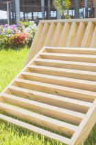 Módulo cobogó (elemento vazado) ripado de Pinus tratado 50x50 centímetros Módulo cobogó (elemento vazado) ripado de Pinus tratado 50x50 centímetros