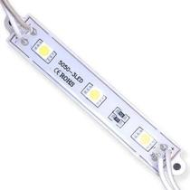 Módulo com 3 leds 5050 - Branco Quente - 60 lúmens - IP65 - 12 volts (unitário) - LMS-MDL3L-5050-BQ