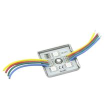 Módulo com 3 Leds Alto Brilho 12v Ip65 5050 35x35x4 - Rgb