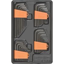 Módulo com Chaves Tipo L 36 Peças Tramontina PRO Orgnizador Ferramentas para Gavetas e Armários