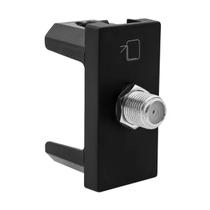 Modulo Conector Tomada Legrand Pial Plus+ Antena Tipo F 1m Preto 615030pt