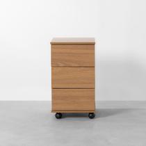 Módulo Contemporâneo Slim 3 Gavetas Freijó - 40cm Módulo Contemporâneo Slim 3 Gavetas Freijó - 40cm