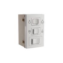 Módulo Controle De Ventilador Margirius Sleek 3 Velocidades Branco 220V