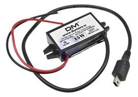 Modulo Converso Para Carro 12v Para 5v 3a Com Saída Mini Usb