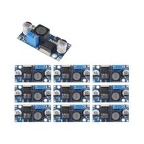 Módulo Conversor Buck DC-DC De Alta Tensão LM2596 3.0-40V Para 1.5-35V Fonte De Alimentação