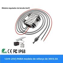 Módulo Conversor DC-DC Step-up De 12V Para 30V 3.5A 105W Para Starlink Mini Com Cabo De Alimentação - GYVRM