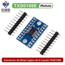 Módulo Conversor De Nível Lógico Bidirecional De 8 Canais 3.3V 5V TXS0108E TXB0108 Circuitos