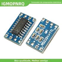 Módulo Conversor Mini RS232 Para TTL MAX3232 10PCS 115200bps 3V-5V Níveis Elétricos Circuitos Módulo Conversor Mini RS232 Para TTL MAX3232 10PCS 115200bps 3V-5V Níveis Elétricos Circuitos