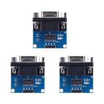 Módulo Conversor Serial RS232 Para TTL 1-10PCS MAX3232 MAX232 3.3V-5.5V Conector DB9 Fêmea