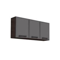 Módulo Cozinha Bertolini Estilo Armário 7008 c/ 3 Portas Cinza/Grafite Módulo Cozinha Bertolini Estilo Armário 7008 c/ 3 Portas Cinza/Grafite