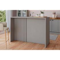 Módulo Cozinha Henn Belize Gourmet Cinza-Henn Módulo Cozinha Henn Belize Gourmet Cinza-Henn