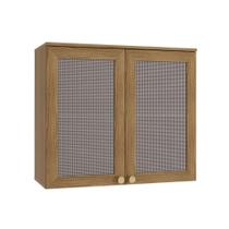 Módulo Cozinha Kappesberg Botanic Armário Botanic M633 c/ 2 Portas c/ Tela 80cm Nogueira - Kappesberg