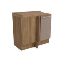 Módulo Cozinha Kappesberg Botanic Balcão Botanic M625 Canto Reto 1 Porta c/Tampo 98cm Nogueira/Fendi/Nogueira - Kappesberg Módulo Cozinha Kappesberg Botanic Balcão Botanic M625 Canto Reto 1 Porta c/Tampo 98cm Nogueira/Fendi/Nogueira - Kappesberg